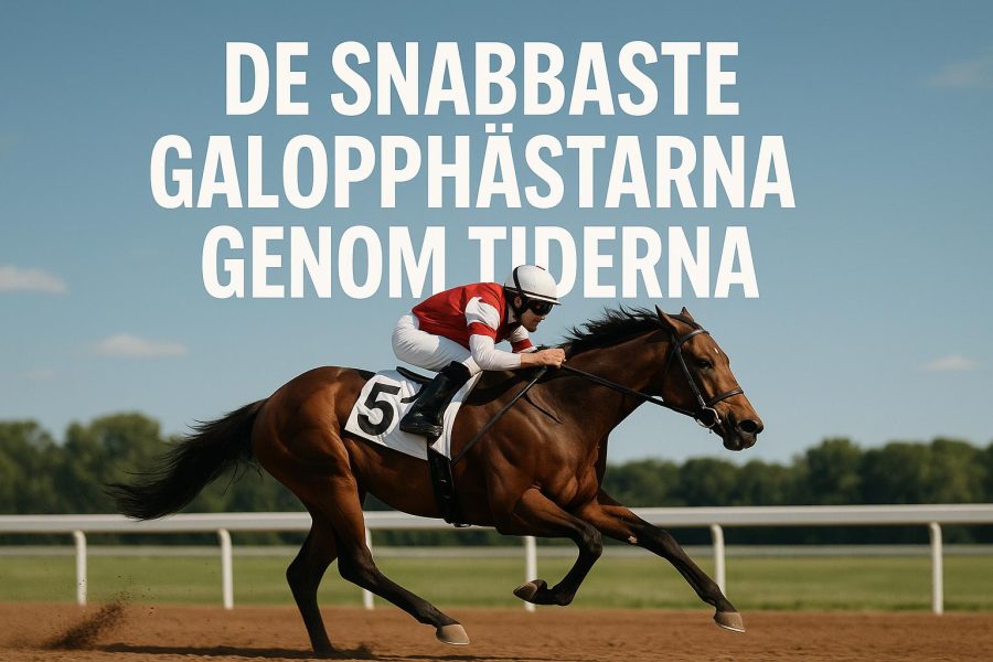 De snabbaste galopphästarna genom tiderna