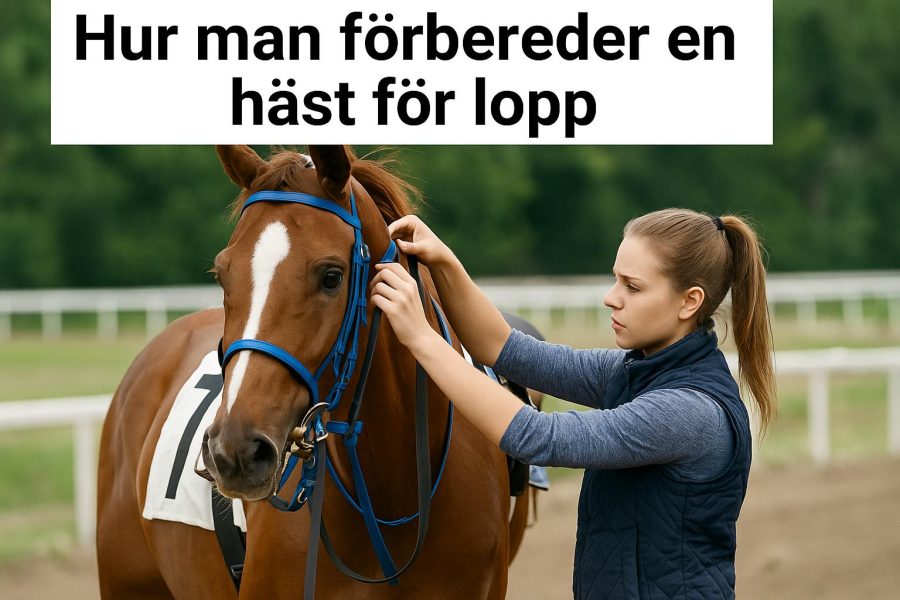 Hur man förbereder en häst för lopp