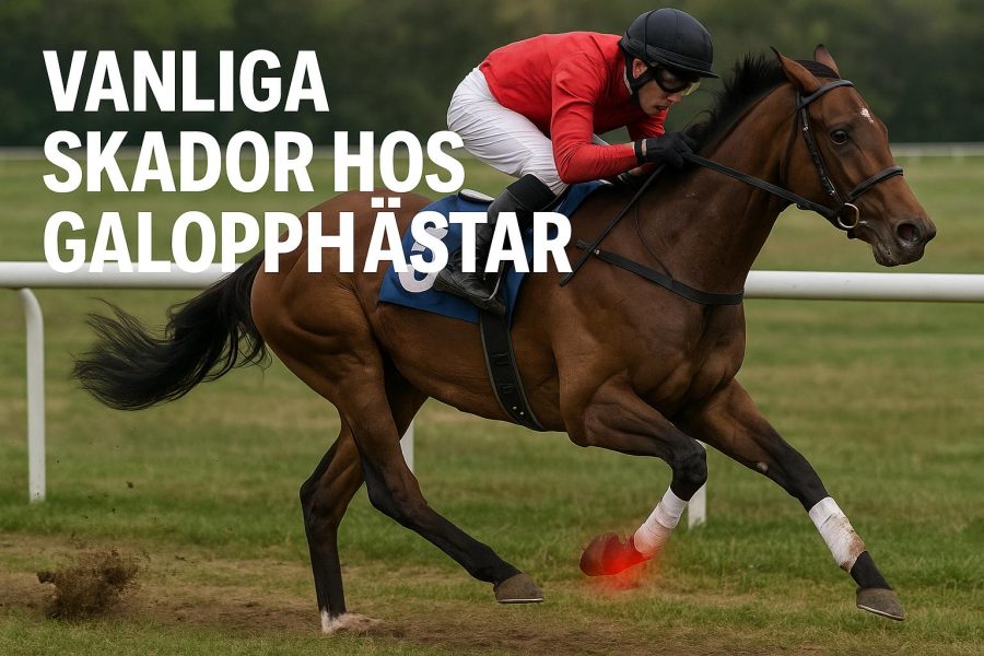 Vanliga skador hos galopphästar