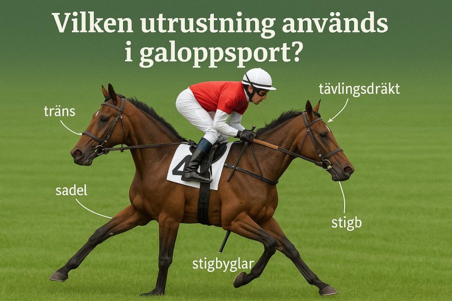 Vilken utrustning används i galoppsport?
